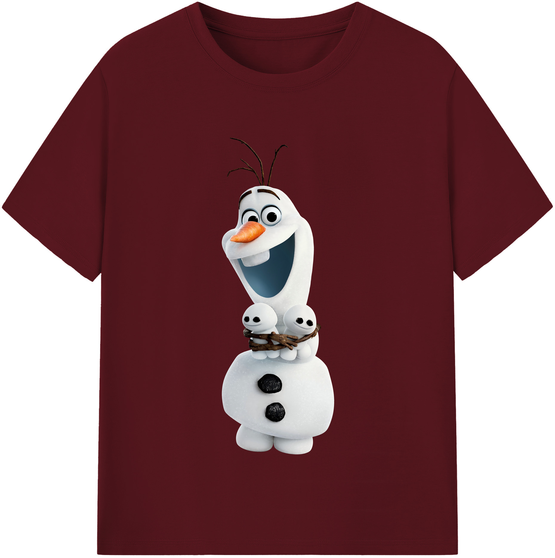 （画像用） アナと雪の女王 アンナ エルサ Frozen Anna Elsa 綿100％半袖Tシャツ（フロントプリント）